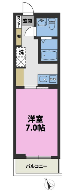 ベルヴィの間取り