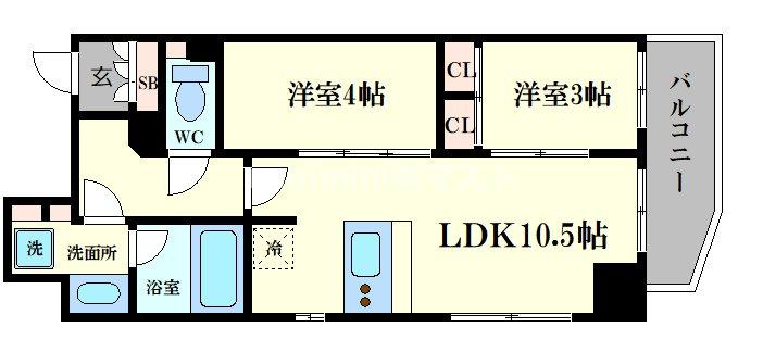 アーバネックス西本町の間取り
