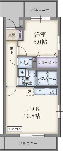 パレ・ソレイユの間取り