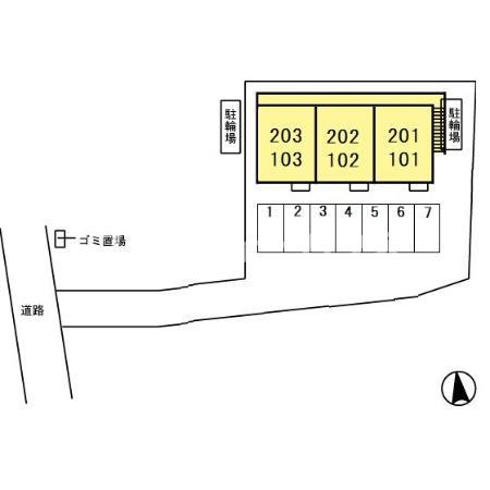 サニーシーズンの区画図