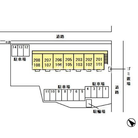 サニスぺの区画図