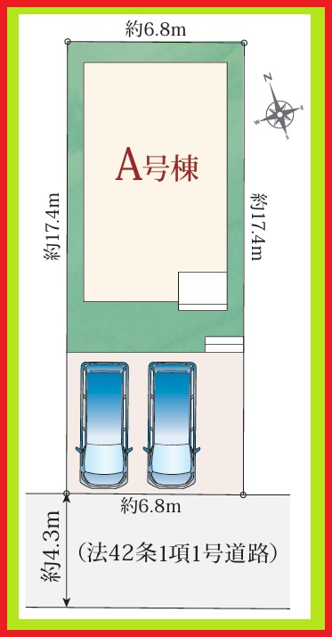 海部郡大治町大字東條字中切の新築一戸建の区画図|◇区画図◇