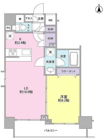 モンレーヴ錦糸町の間取り