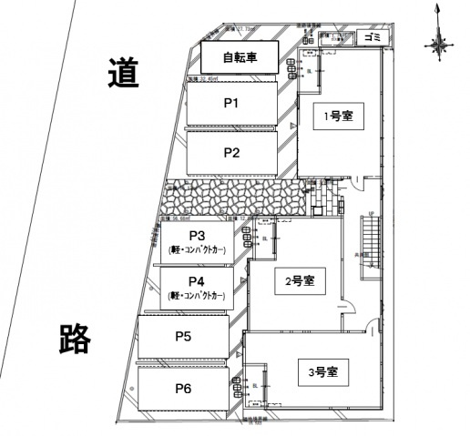 REGALEST 医大南の区画図