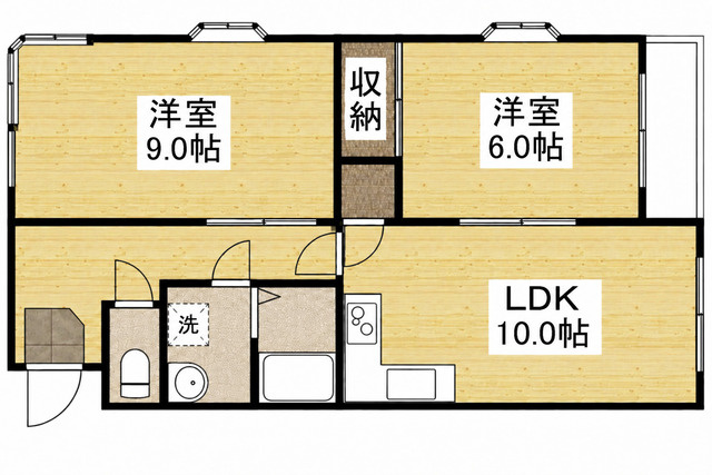 プルミエール田中の間取り