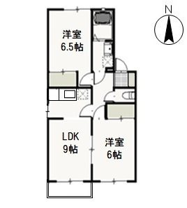 アーバンハイツ中井 Bの間取り