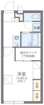 熊本市南区　2棟一括アパートの間取り