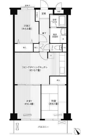 レジデンス雅鷺の間取り