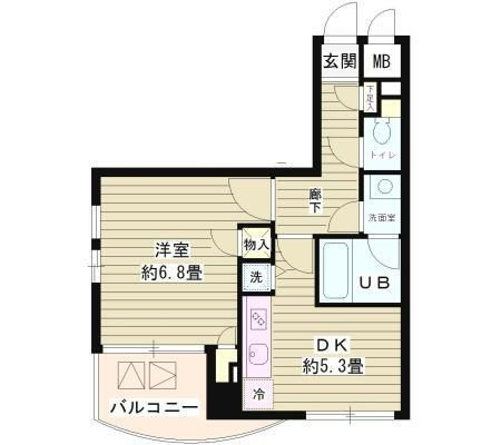 シュロスＫ・Ｙ北品川の間取り|間取りです。