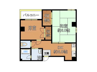【間取り】 | グランディオスＵ | 間取りです。