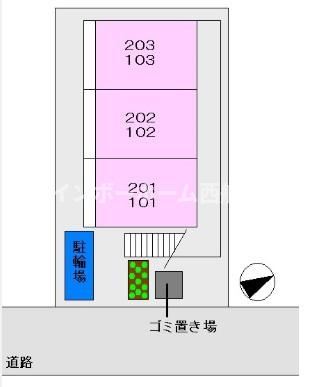 ヒラソル市川の区画図
