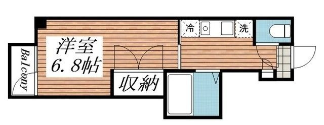ＳＡビルの間取り|間取りです。