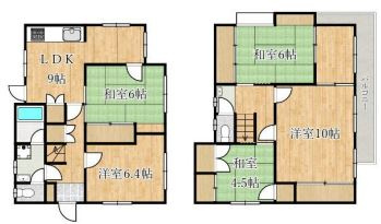 星陵台5丁目戸建の間取り