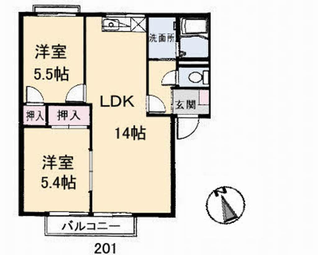 BE-PALB棟の間取り