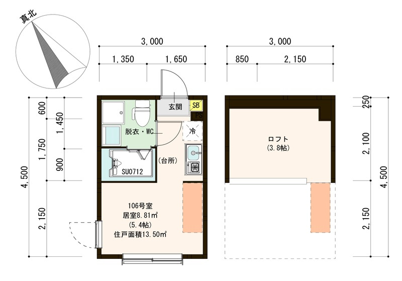 ソラーレ西大泉の間取り