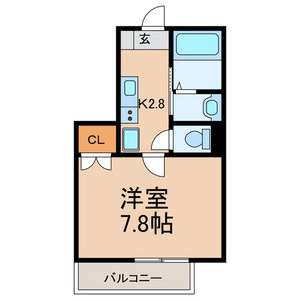 Ｍｓ　オレンジハウスの間取り