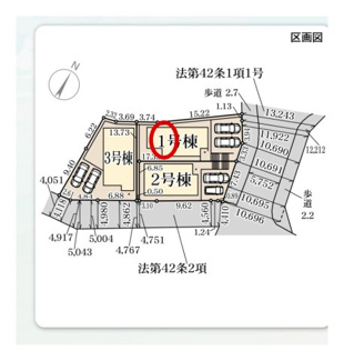 【区画図】 | リーブルガーデン奈良三碓１丁目 | 区画図