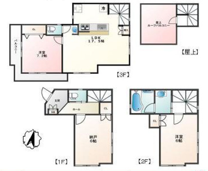 PATIO SQUARE 田端の間取り