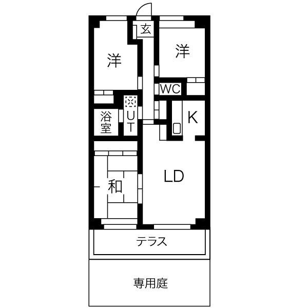 ブエナビスタ神戸ノースの間取り