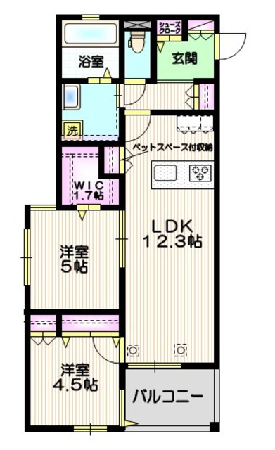 AZUL東山Ⅱの居間・リビング