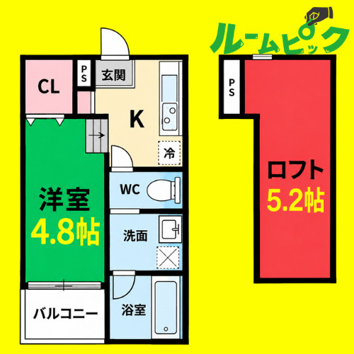 レクサス　名古屋市賃貸　仲介手数料無料の間取り