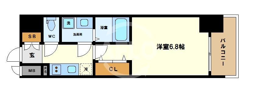 サムティ江戸堀ASUNTの間取り|サムティ江戸堀ASUNT（サムティ江戸堀アサント）　間取り