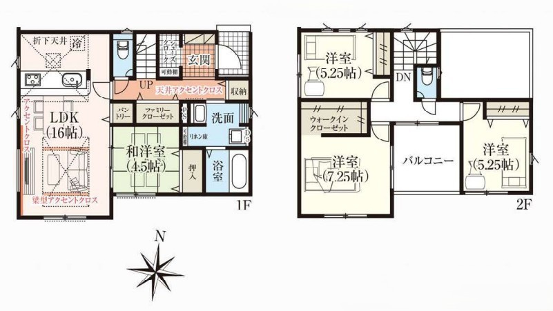 GRAFARE　深谷市田所町2期の間取り|図面と現況が異なる場合、現況を優先とします。