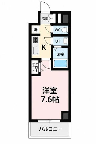 ディアレイシャス尾頭橋の間取り