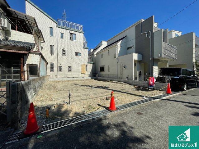 ■伊丹市荻野　第1期　新築一戸建ての前面道路含む現地写真|周辺は落ち着いた街並みの住宅地！子育てがしやすい住環境です！まだ未完成ですが、現地でしかわからない事もございます。是非一度ご覧ください。