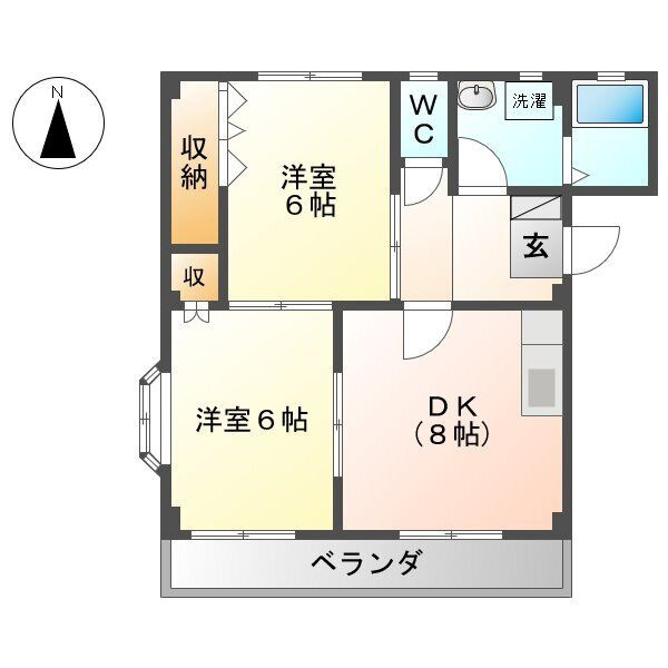 アーバン・シャトーの間取り