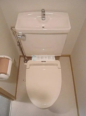 文京区千駄木２丁目の賃貸マンションのトイレ