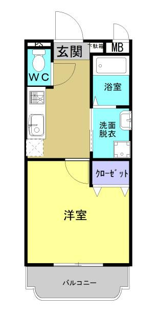 プログレッソ今釜の間取り