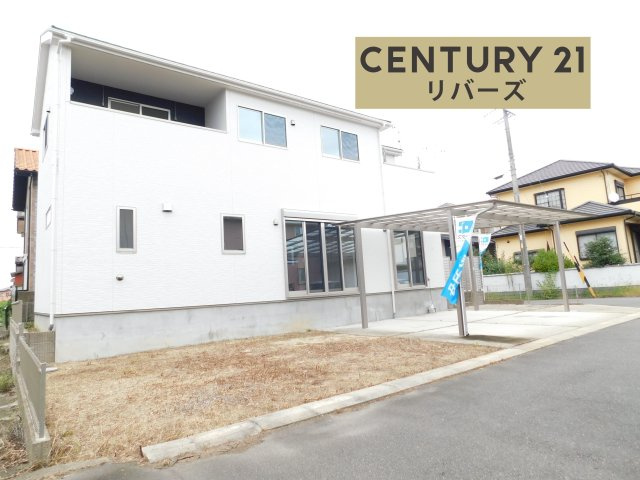 津島市江川町２丁目の中古一戸建の外観|☆角地・敷地５５．３３坪・令和３年築☆　　いつでもご案内出来ます♪（お問合せ当日、平日、水曜、夜間の見学でもＯＫ）　カーポート付き・駐車並列３台ＯＫ！　全室南向き！　庭付き♪　小学校徒歩９分♪