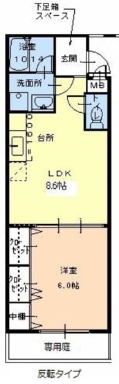【間取り】 | フジパレス草尾