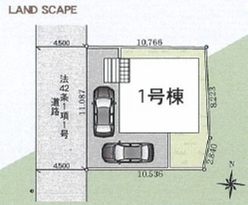 【仲介手数料０円】相模原市緑区相原第49　新築一戸建ての区画図|相模原市緑区相原第49　新築一戸建て
