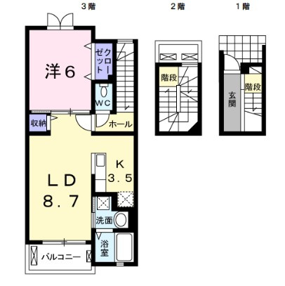 フェアリールゥーの間取り