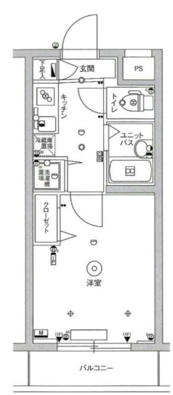 スカイコート蒲田弐番館の間取り|間取りです。