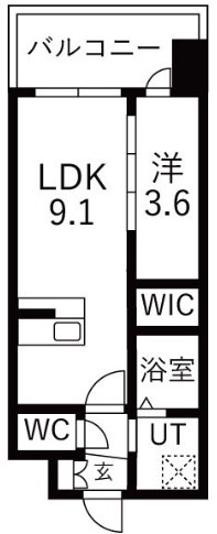 【間取り】 | D.Clarest長田駅前