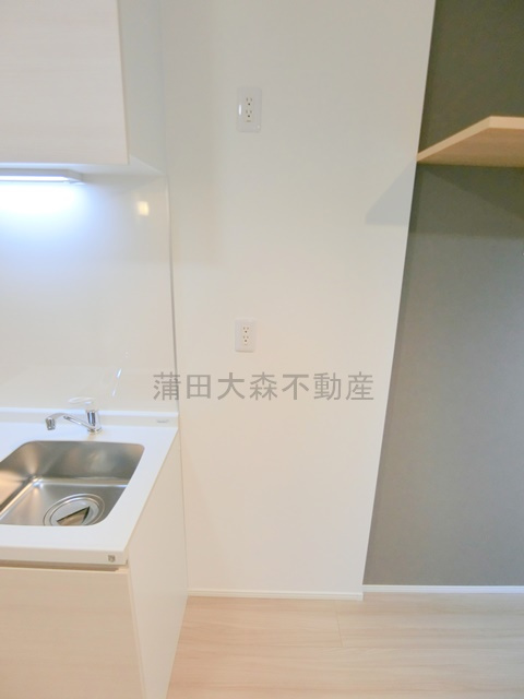 イリス糀谷のキッチン|冷蔵庫置き場