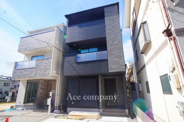 【外観】 | 平野区西脇1丁目　【1号棟/全2棟】 | 【全2棟☆只今建築中！2026年9月22日現在☆】並列駐車2台可能！4LDK♪2WAYアクセス可能です♪