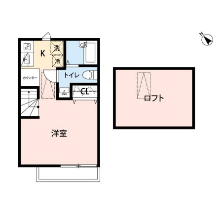 船橋市前原西８丁目のアパートの間取り