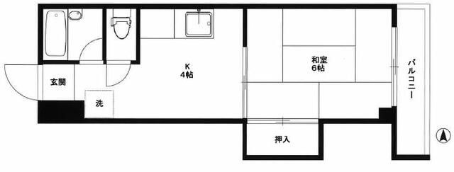若葉ハイツの間取り