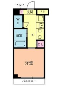クレッシェンド甲南の間取り