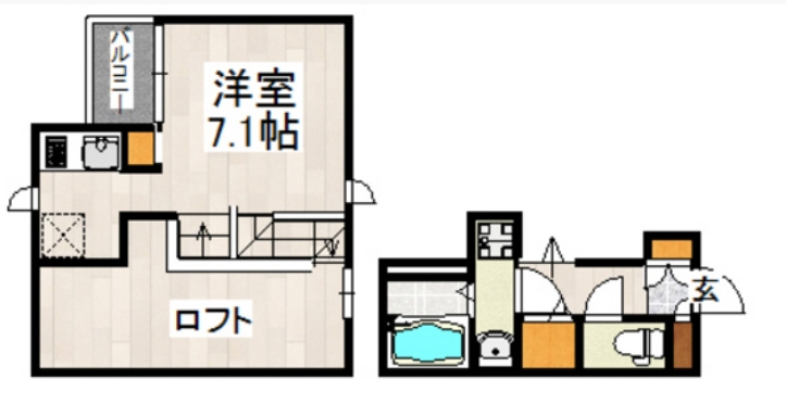 CB箱崎グレイン(シービー箱崎グレイン)の間取り|使いやすい間取りです。