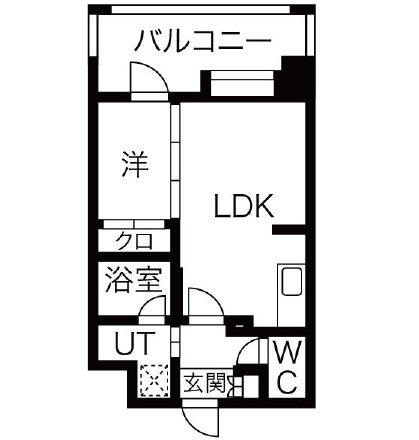 アソシアグロッツォ博多クロスの間取り|使いやすい間取りです。