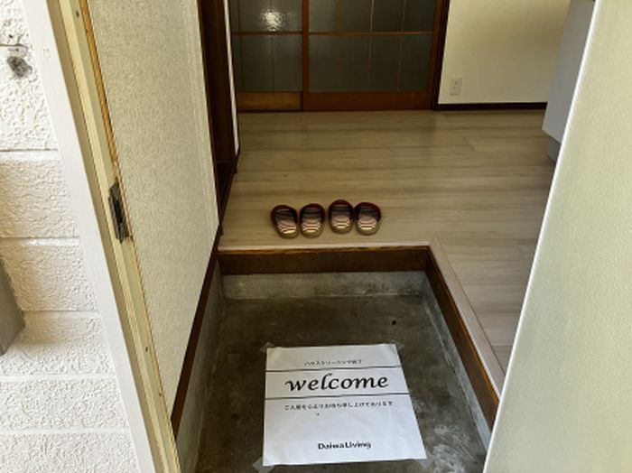コーポ渡辺Ⅱの玄関