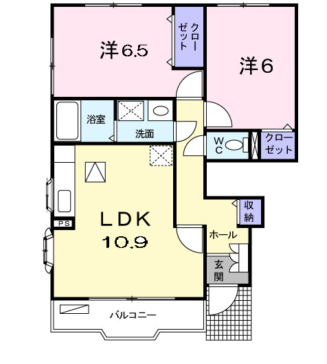 サンセールすみれが丘の間取り|間取図