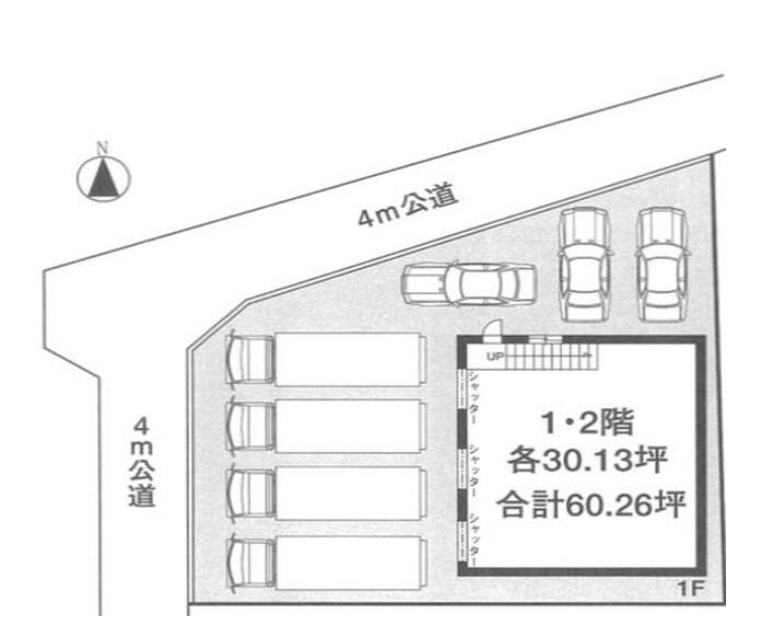 練馬区春日町６丁目の倉庫の間取り
