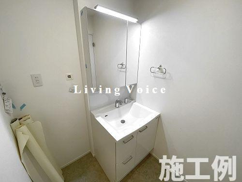 【仲介手数料０円】相模原市中央区田名　新築一戸建て　全3棟の独立洗面台|相模原市中央区田名　新築一戸建て　全3棟