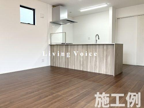 【仲介手数料０円】相模原市中央区田名　新築一戸建て　全3棟の居間・リビング|相模原市中央区田名　新築一戸建て　全3棟